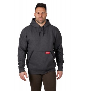 350G  /  SWEAT À CAPUCHE MILWAUKEE HD - GRIS