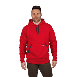 350R  /  SWEAT À CAPUCHE MILWAUKEE HD - ROUGE