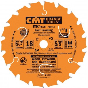 P06018 | CMT P06018 Itk-Plus Fast Framing 6-1/2"X18X5/8" Bore