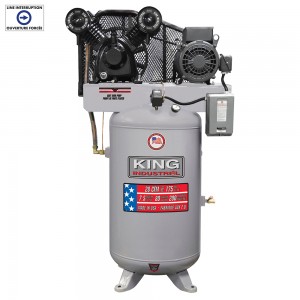 KC-7180V3-MS | COMPRESSEUR D'AIR HAUTE PUISSANCE 7,5 HP DE POINTE 80 GALLONS KING CANADA