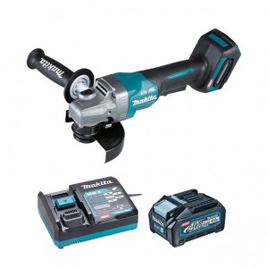 GA013GM102 / Makita GA013GM102 XGT 40V (4.0 Ah) Max Li-Ion Brushless 5" Angle Grinder Kit (Paddle Switch)