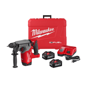 Milwaukee 2912-22 M18 FUEL 1″ SDS Plus Rotary Hammer Kit