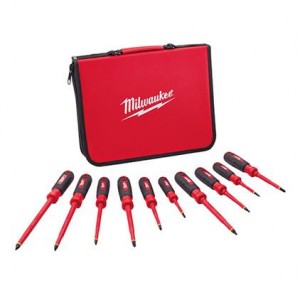 48-22-2210 / 48-22-2210 10 PC 1000V Insulated Screwdriver Set w/ EVA Foam Case Milwaukee