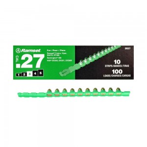 3RS27 / 3RS27 3 Power .27 Caliber Green Strip Ramset® Powder Load for SA270 & Cobra